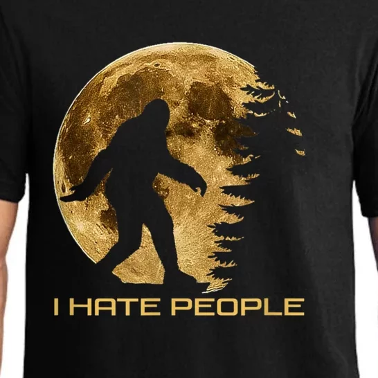 I Hate People Bigfoot Pajama Set