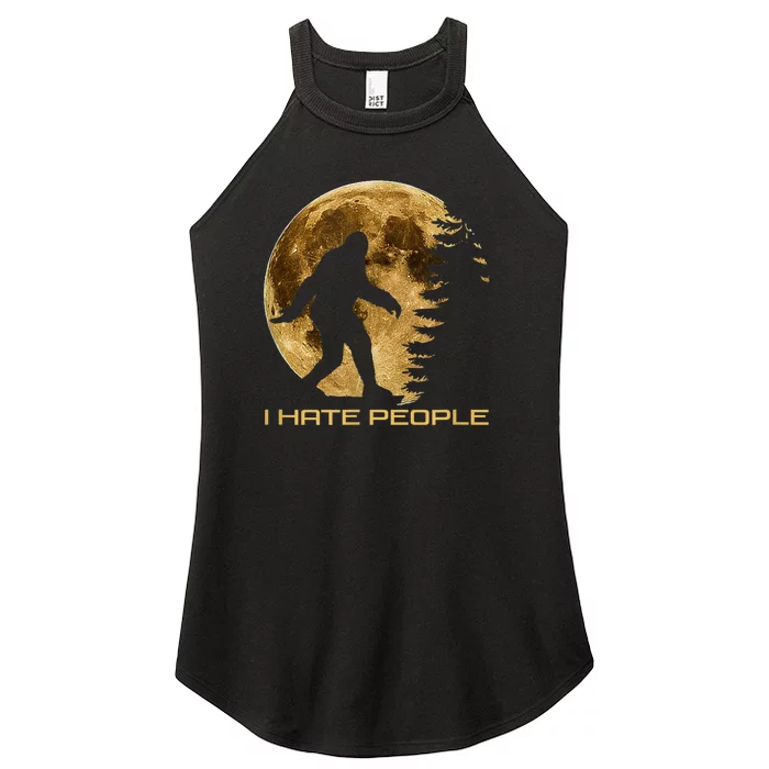 I Hate People Bigfoot Women’s Perfect Tri Rocker Tank