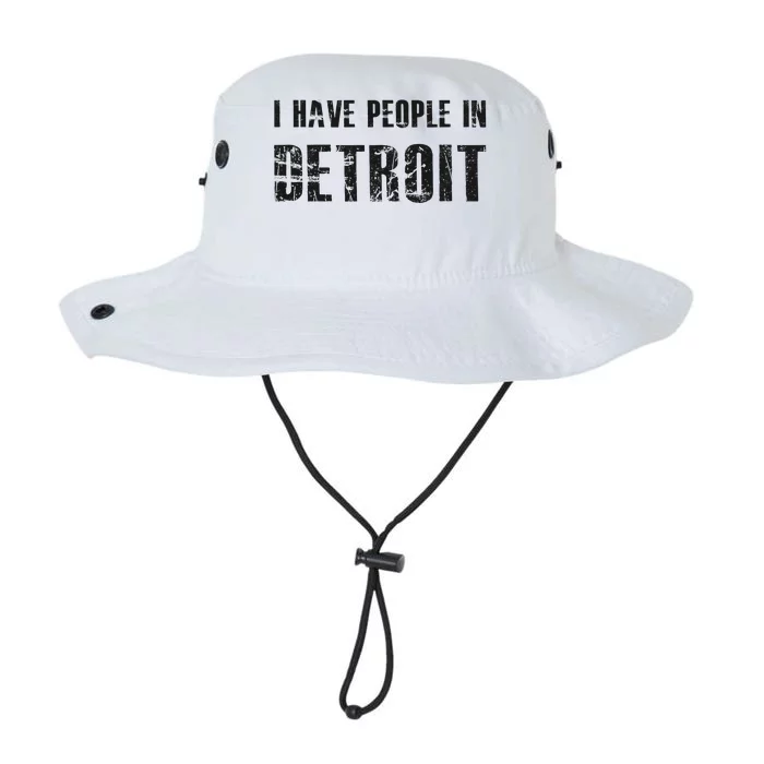 I Have People In Detroit City Michigan State Legacy Cool Fit Booney Bucket Hat