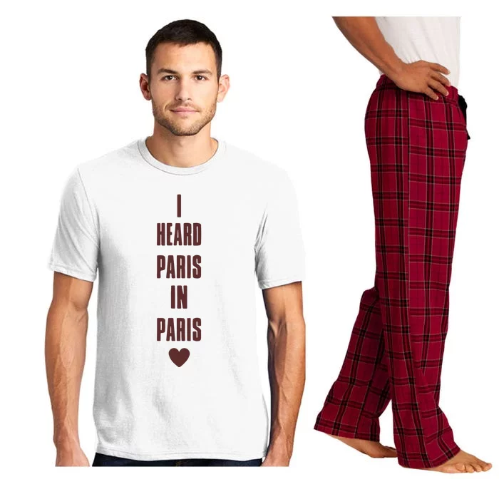 I Heard Paris In Paris Love Pajama Set