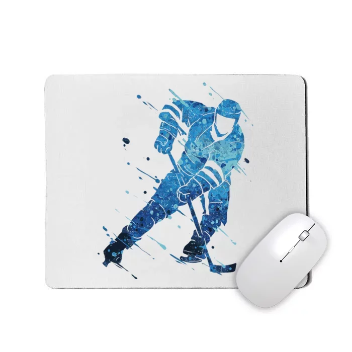 Ice Hockey Player Mousepad