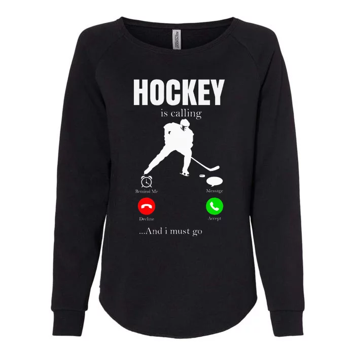 Ice Hockey Puck Hockeyplayer Player Womens California Wash Sweatshirt