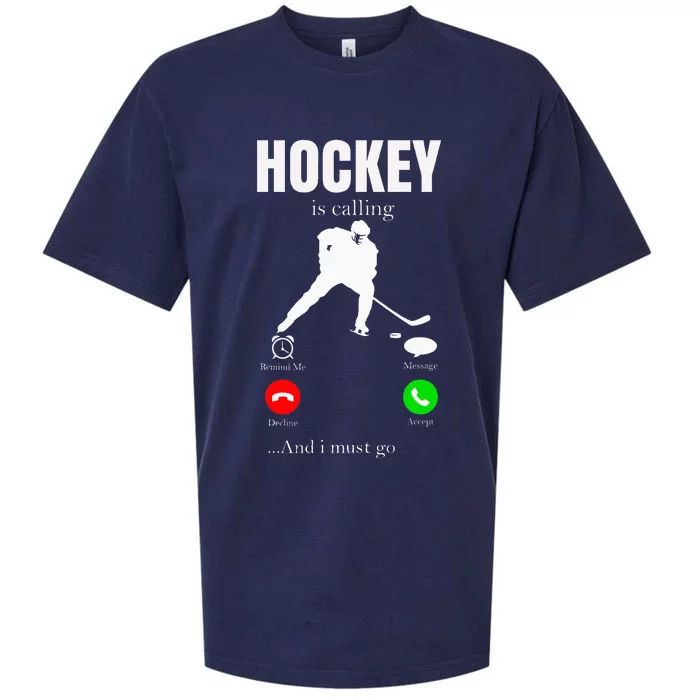 Ice Hockey Puck Hockeyplayer Player Sueded Cloud Jersey T-Shirt