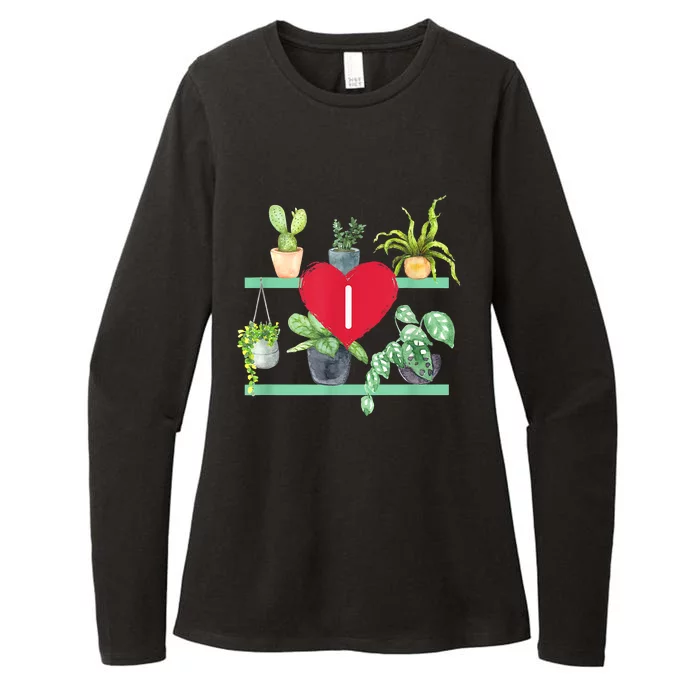 I Heart Plants Womens CVC Long Sleeve Shirt