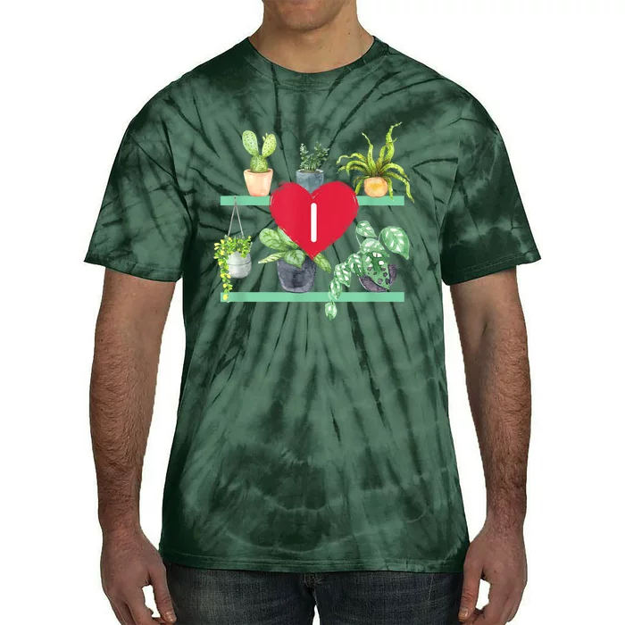 I Heart Plants Tie-Dye T-Shirt