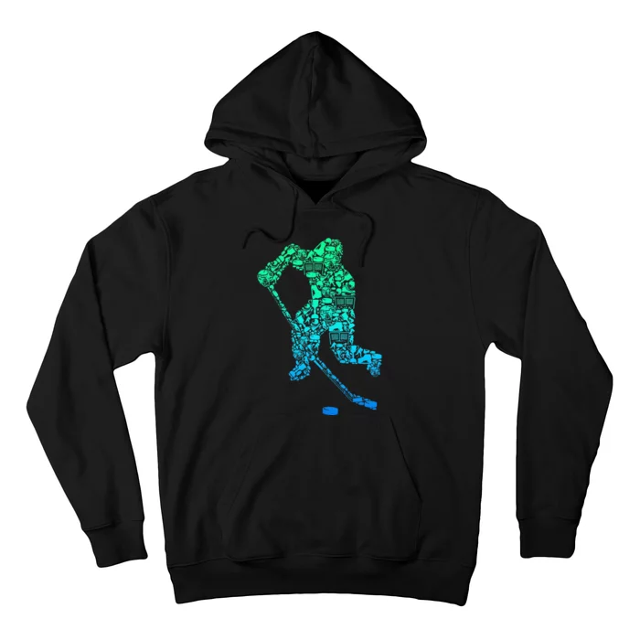 Ice Hockey Player Hoodie