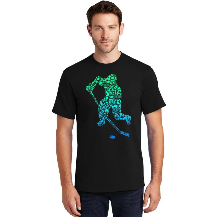 Ice Hockey Player Tall T-Shirt