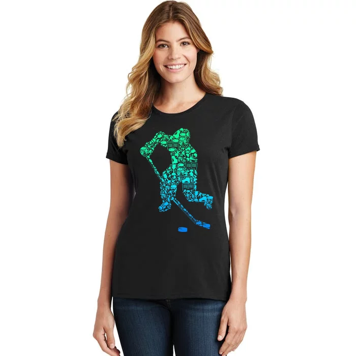 Ice Hockey Player Women's T-Shirt