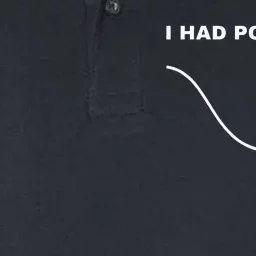 I Had Potential Funny Physics Science Softstyle Adult Sport Polo