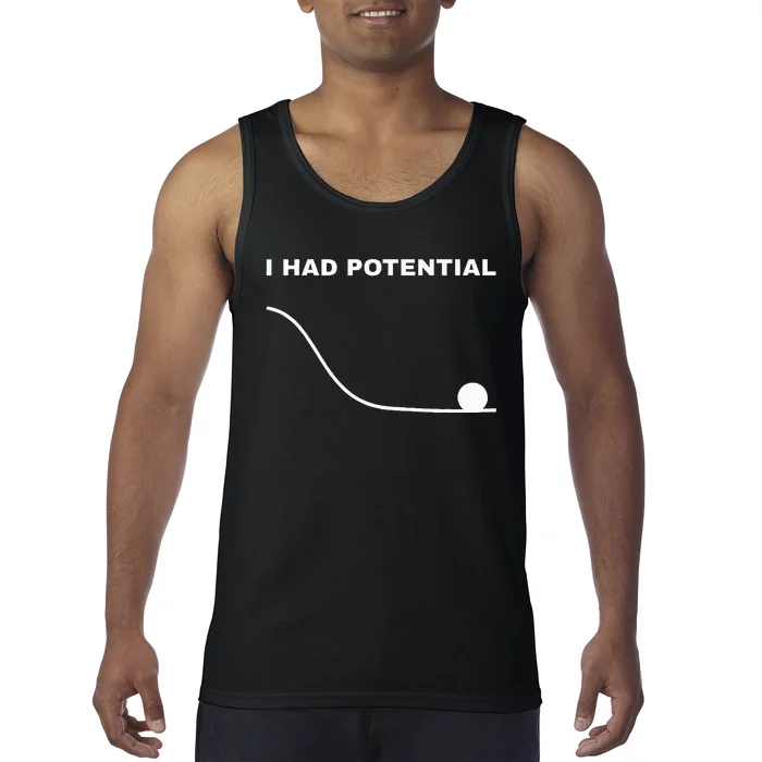 I Had Potential Funny Physics Science Tank Top