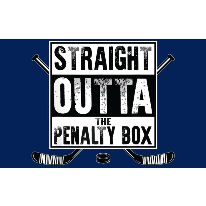 Ice Hockey Player Gift Straight Outta The Penalty Box Bumper Sticker