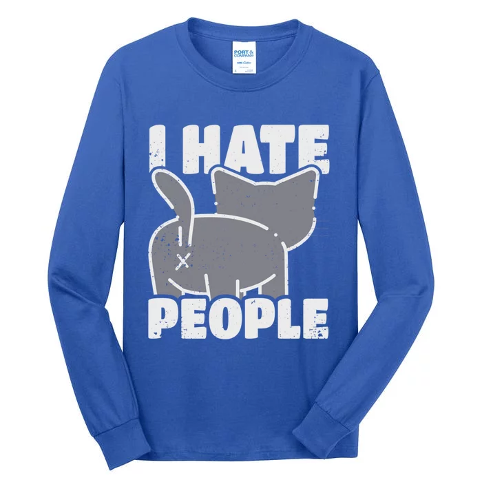 I Hate People Gift Tall Long Sleeve T-Shirt