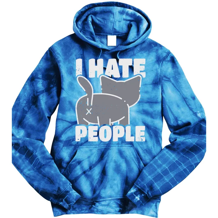 I Hate People Gift Tie Dye Hoodie