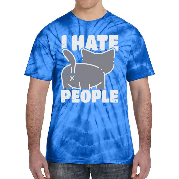 I Hate People Gift Tie-Dye T-Shirt