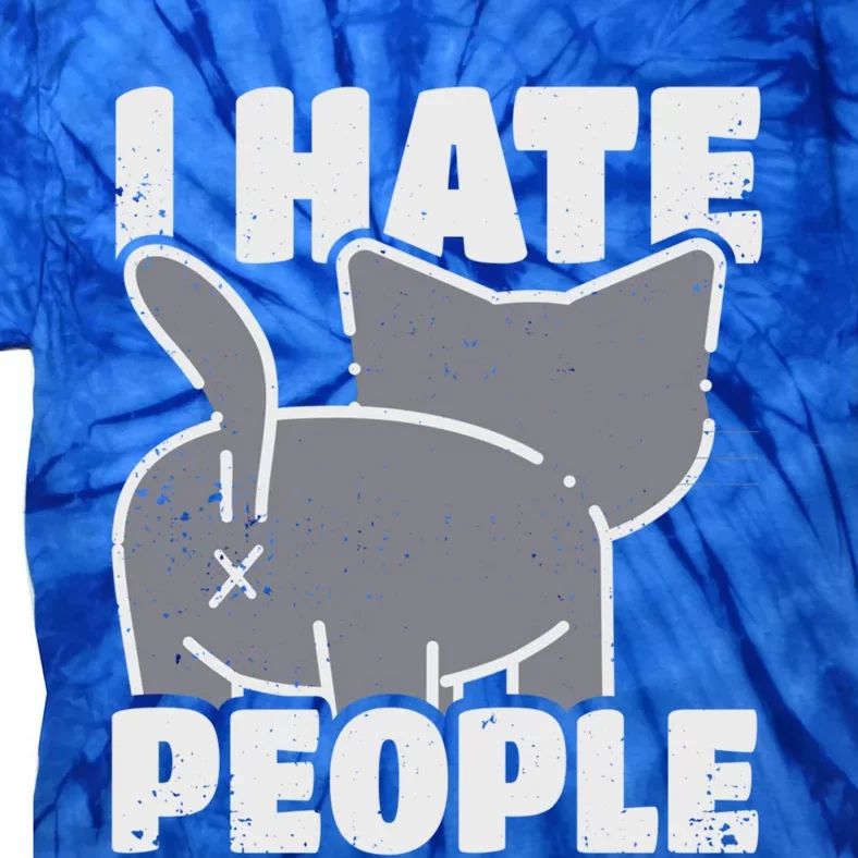 I Hate People Gift Tie-Dye T-Shirt