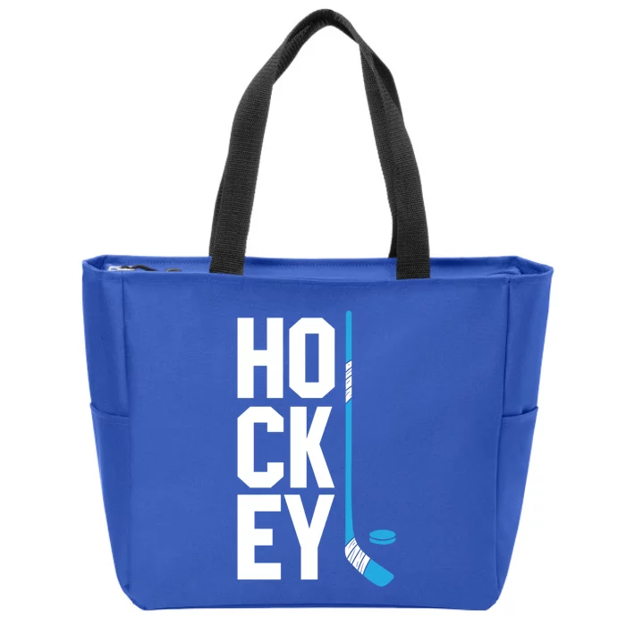 Ice Hockey Player Hockey Son Gift Hockey Funny Gift Zip Tote Bag