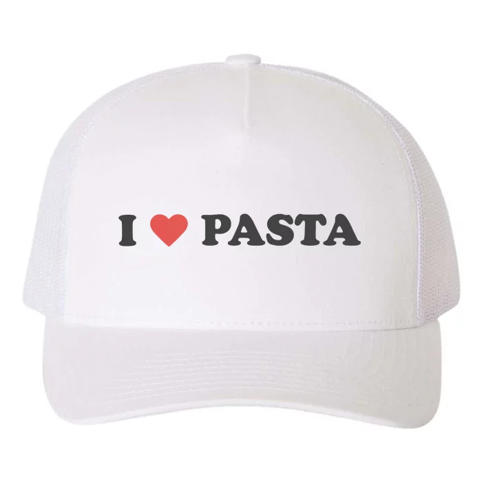 I Heart Pasta Yupoong Adult 5-Panel Trucker Hat