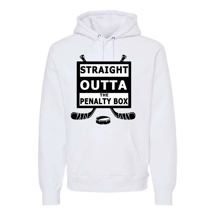 Ice Hockey Player Straight Outta The Penalty Box Premium Hoodie