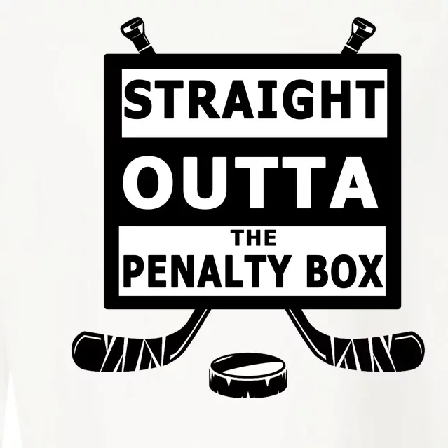 Ice Hockey Player Straight Outta The Penalty Box Cropped Pullover Crew