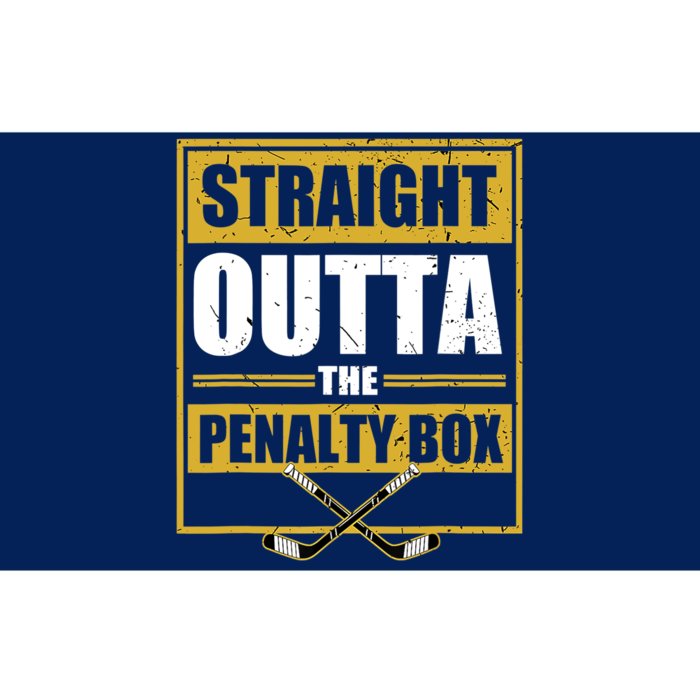 Ice. Hockey Player Gift Straight Outta The Penalty Box Bumper Sticker