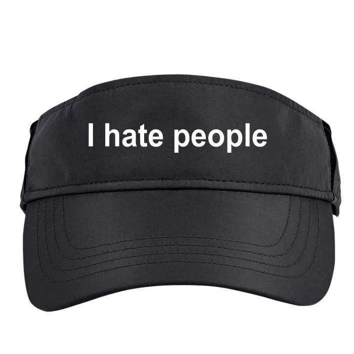 I Hate People Adult Drive Performance Visor