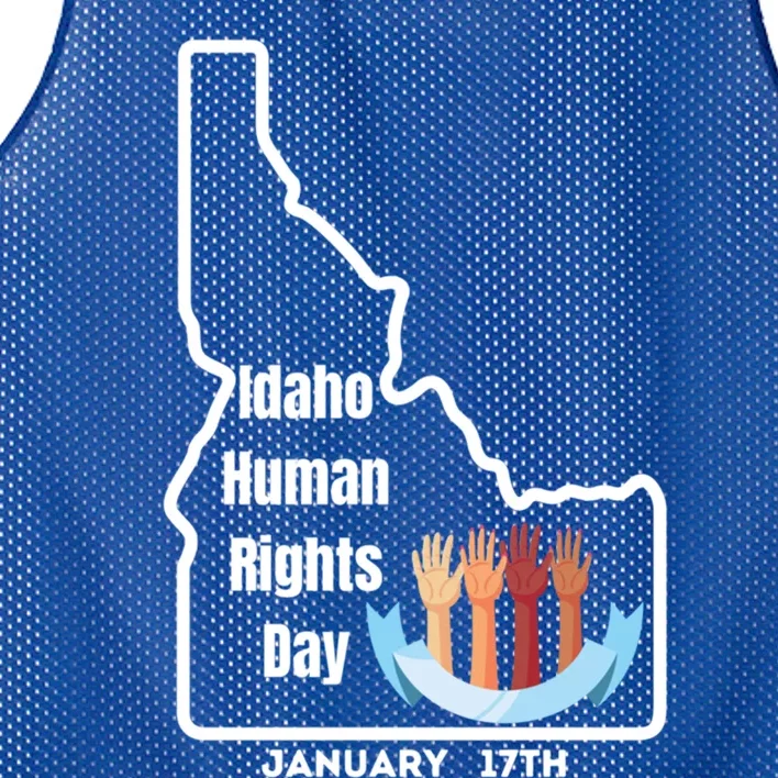 Idaho Hu Rights Day January 17th Gift Mesh Reversible Basketball Jersey Tank