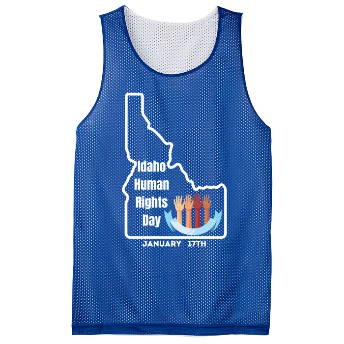 Idaho Hu Rights Day January 17th Gift Mesh Reversible Basketball Jersey Tank