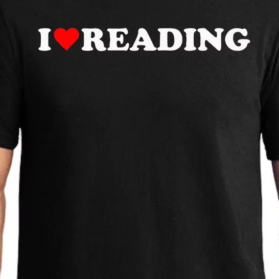 I Heart Reading I Love Reading Cute Red Heart Books Lover Pajama Set