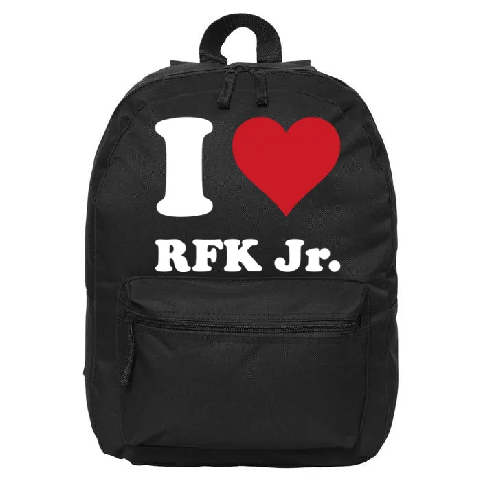 I Heart Rfk Jr 16 in Basic Backpack