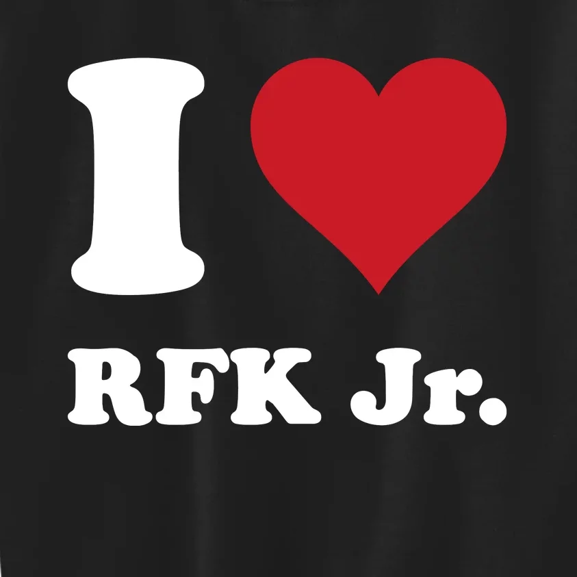 I Heart Rfk Jr Kids Sweatshirt