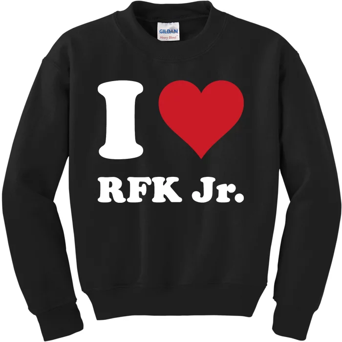 I Heart Rfk Jr Kids Sweatshirt