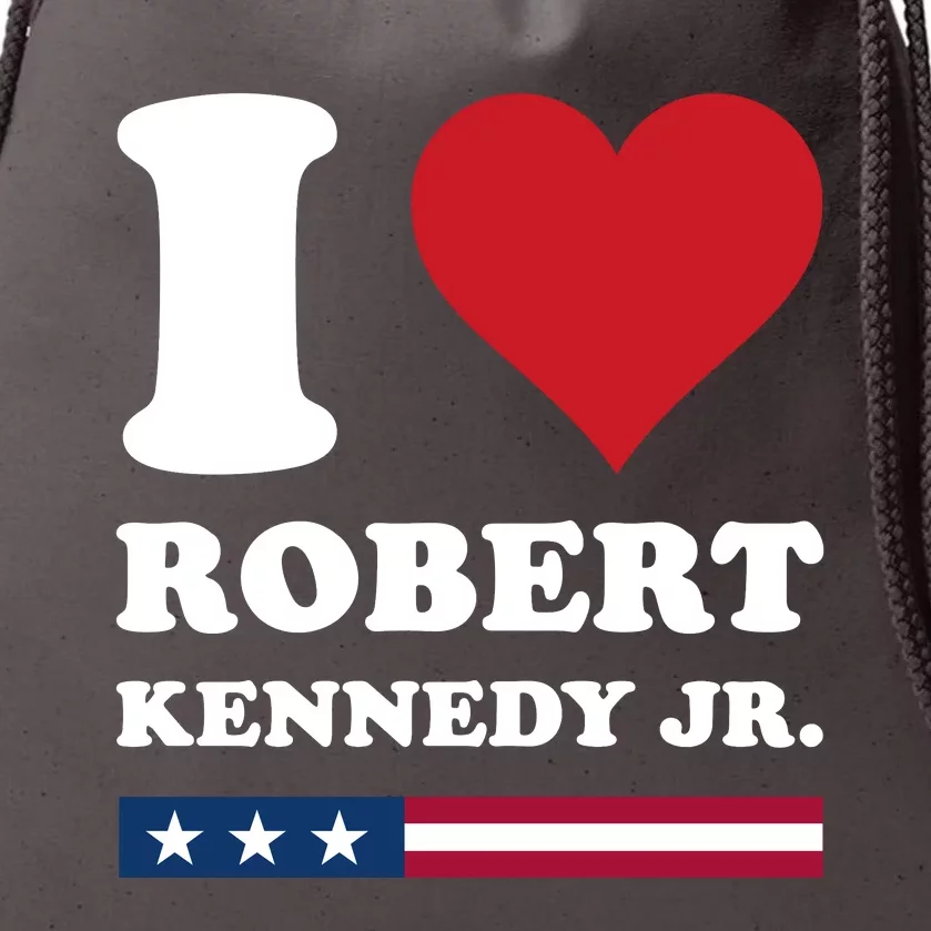 I Heart Robert Kennedy Jr Drawstring Bag