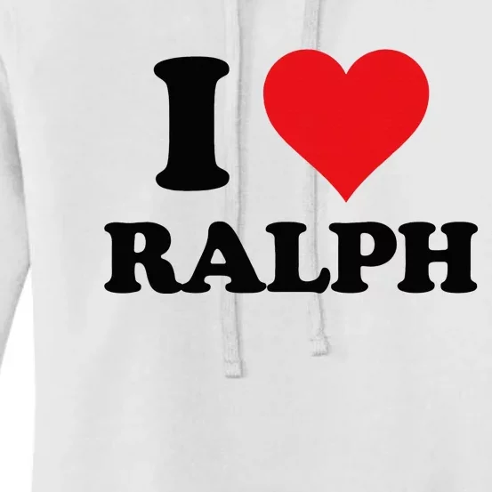 I Heart Ralph First Name I Love Personalized Stuff Women's Pullover Hoodie