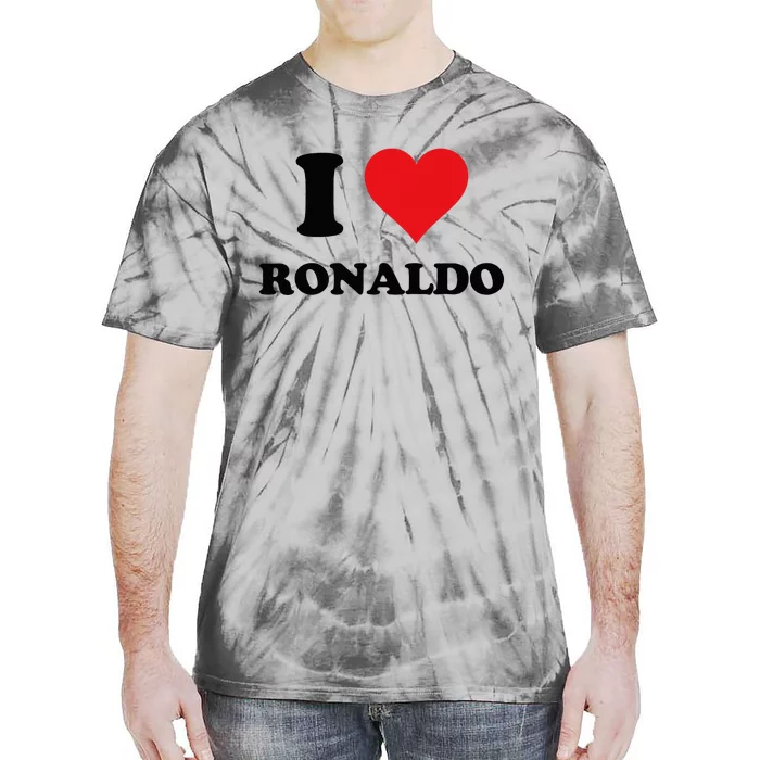 I Heart R.onaldo F.irst Name I Love Personalized S.tuff Tie-Dye T-Shirt