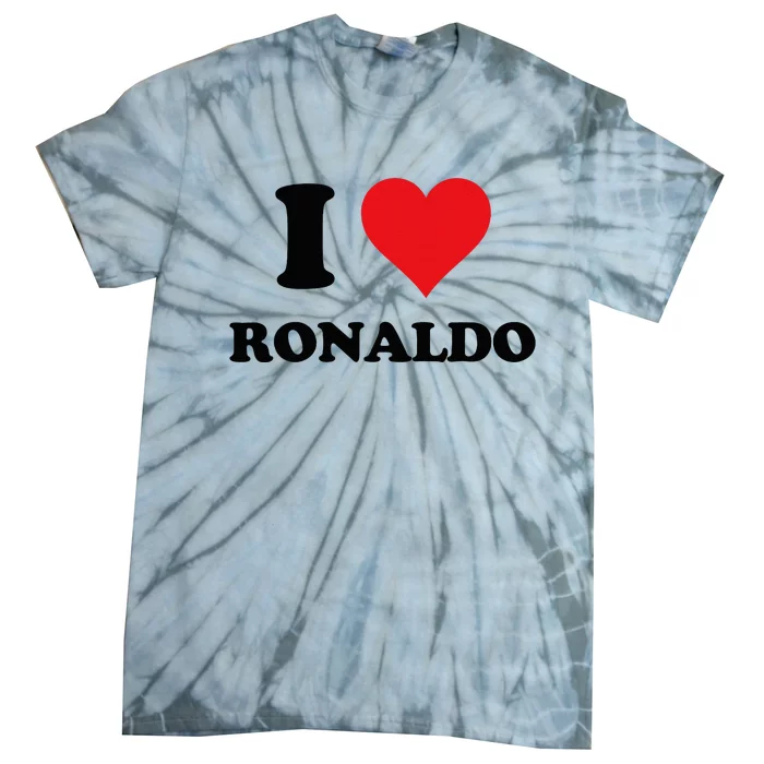 I Heart R.onaldo F.irst Name I Love Personalized S.tuff Tie-Dye T-Shirt