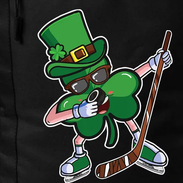 Ice Hockey St Patricks Day Hockey Shamrock Funny Daily Commute Backpack