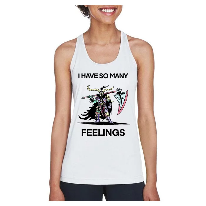 I Have So Many Feelings Women's Racerback Tank