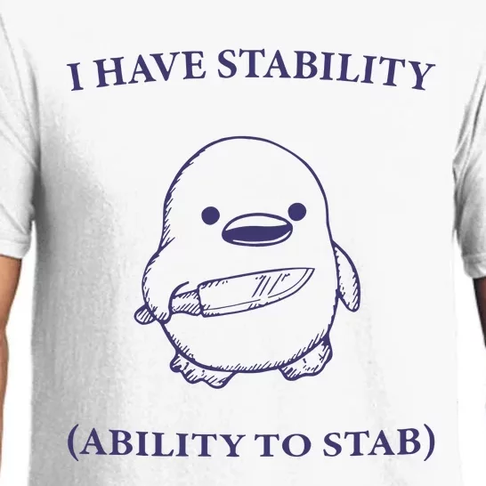 I Have Stability Ability To Stab Pajama Set