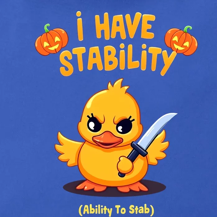 I Have Stability Ability To Stab Zip Tote Bag