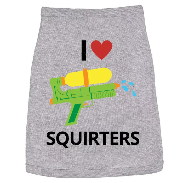 I Heart Squirters Funny Water Gun Doggie Tank