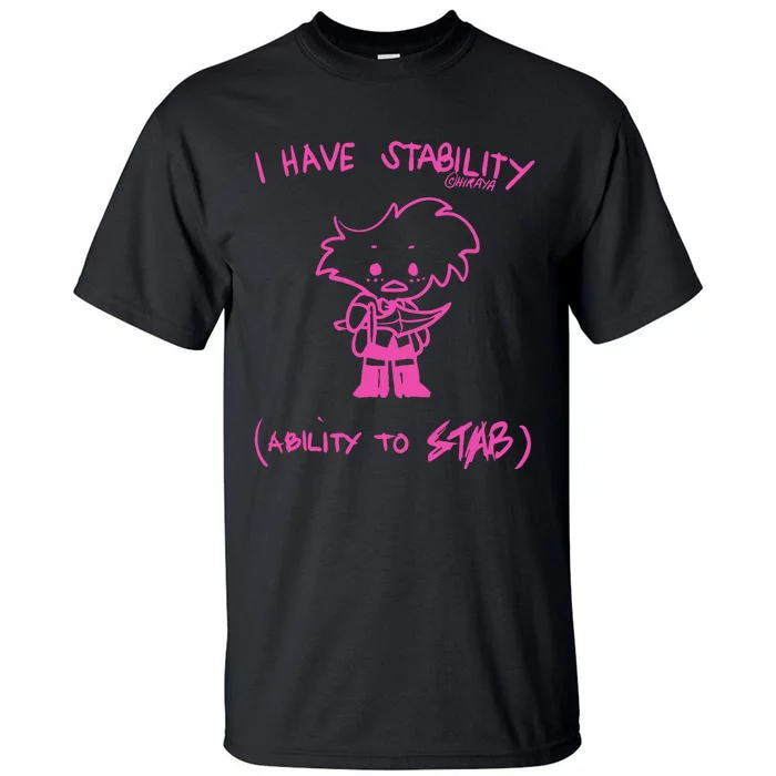 I Have Stability Ability To Stab Angel Dust Fanart Tall T-Shirt