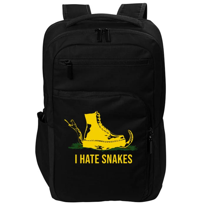 I Hate Snakes Don't Thread On Me Flag Impact Tech Backpack