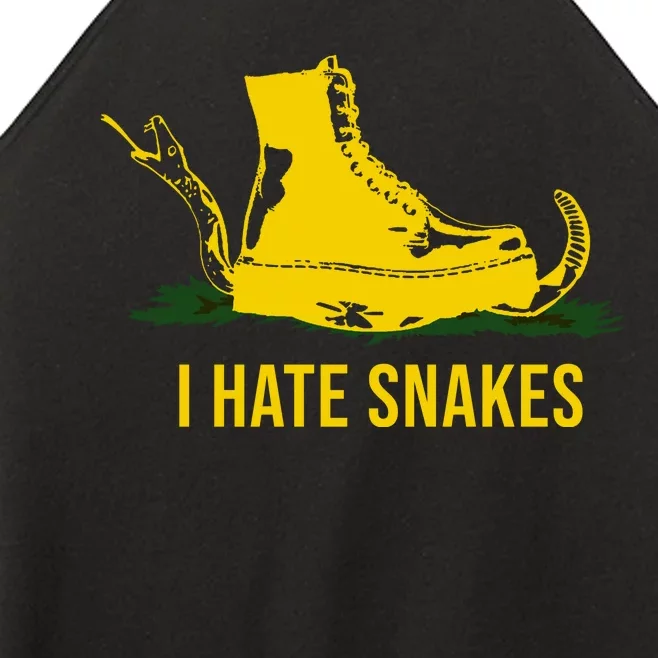 I Hate Snakes Don't Thread On Me Flag Women’s Perfect Tri Rocker Tank