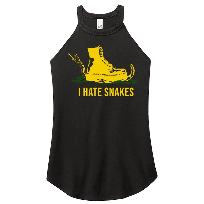 I Hate Snakes Don't Thread On Me Flag Women’s Perfect Tri Rocker Tank