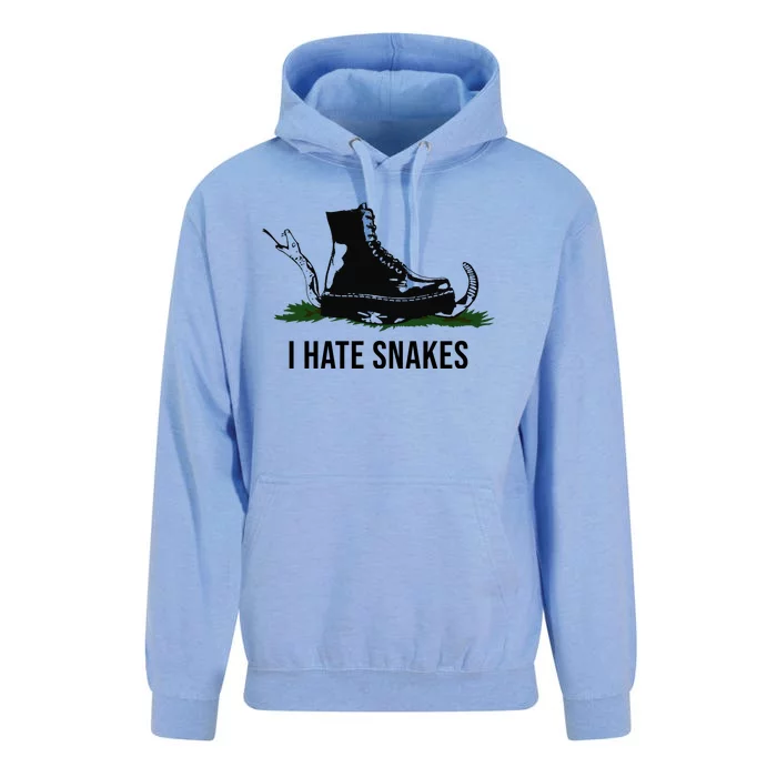 I Hate Snakes Don't Thread On Me Flag Unisex Surf Hoodie