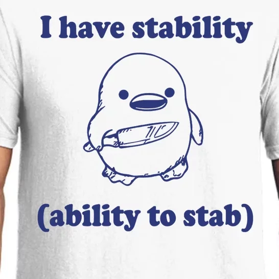 I Have Stability Ability To Stab Funny Pajama Set