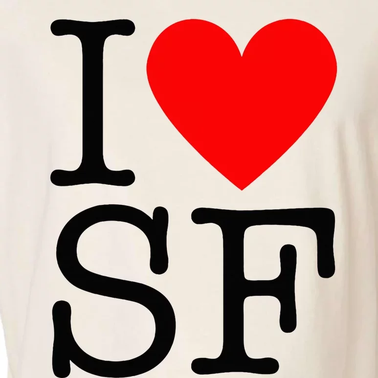 I Heart San Francisco I Love Sf Garment-Dyed Women's Muscle Tee