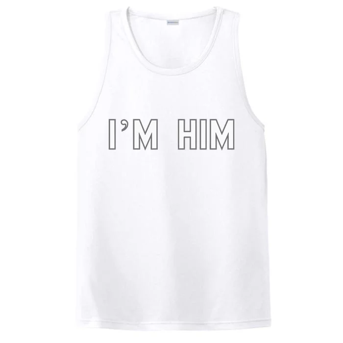 I’M Him School Pride Cute Gag Funny Fan Performance Tank