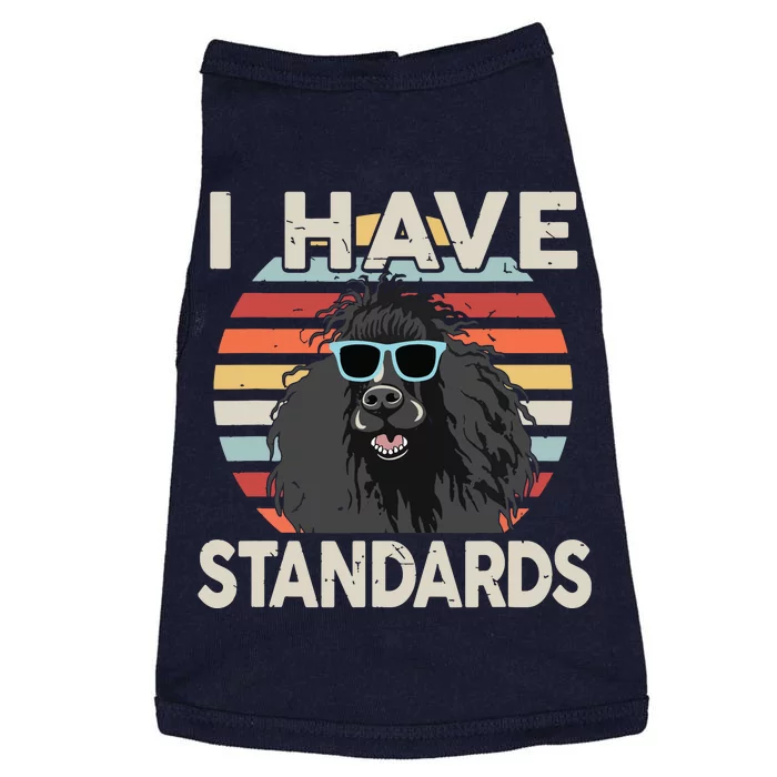 I Have Standards Poodle Women Men Girl Funny Poodle Doggie Tank