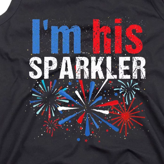 I'm Her Sparkler His And Her 4th of July Matching Couples Tank Top